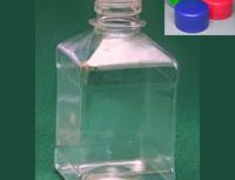 Бутылка квадратная 270 мл прозрачная с крышкой ПЭТ